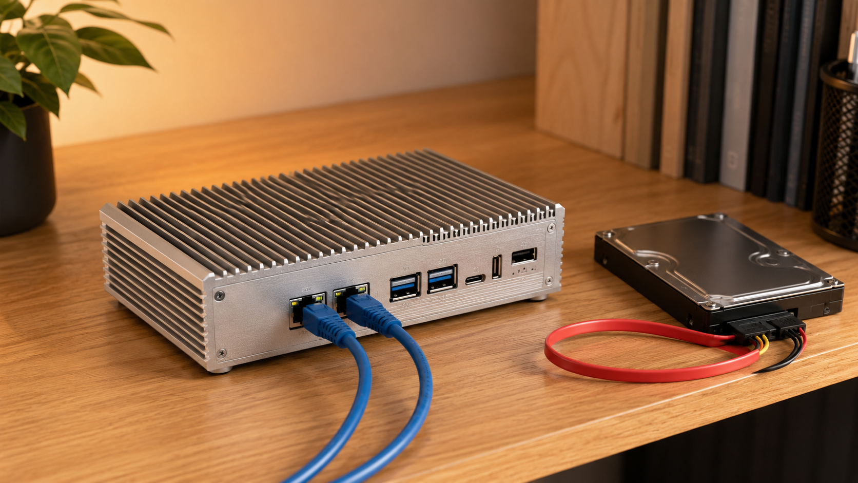 299 € y cero ventiladores: el servidor de aluminio que convierte cualquier estante en un homelab de IA