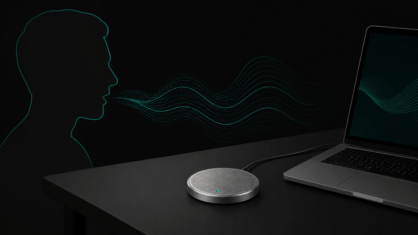 55 € y cero drivers: el micro de mesa que hace que Whisper por fin te entienda a la primera