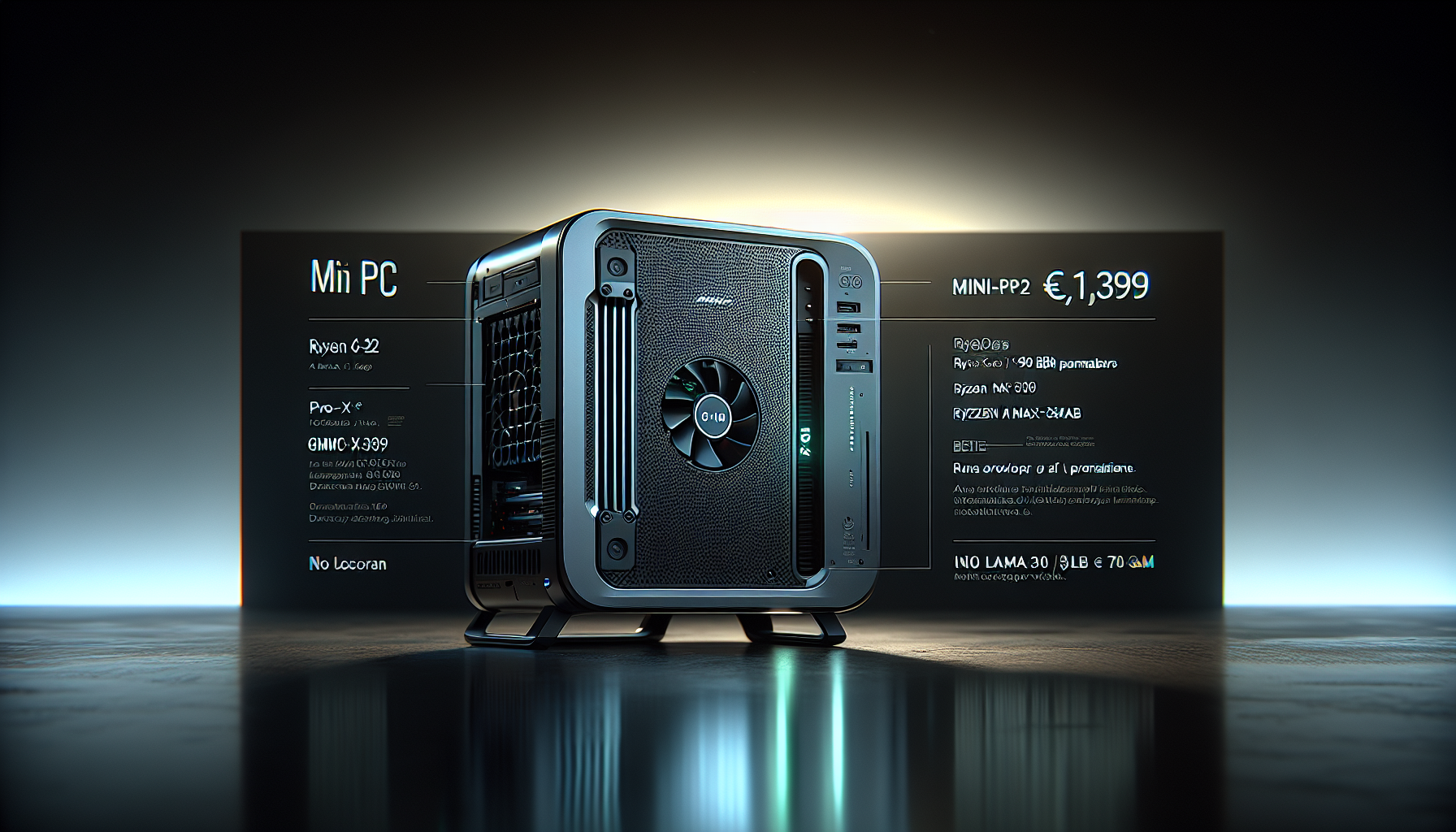 Un mini PC de 1.399€ que corre modelos de IA de 70 mil millones de parámetros — sin tarjeta gráfica dedicada